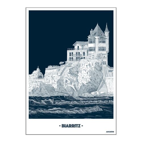 postcard "BIARRITZ"