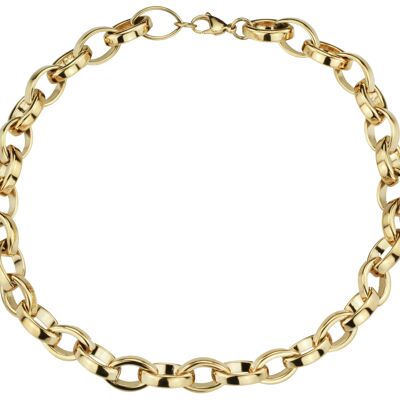 Traveller Necklace Stainless Steel gold plated - 181044