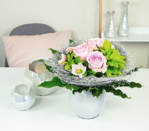 SG Basic, 25cm, weiß gekalkt, Bund/10 Stück