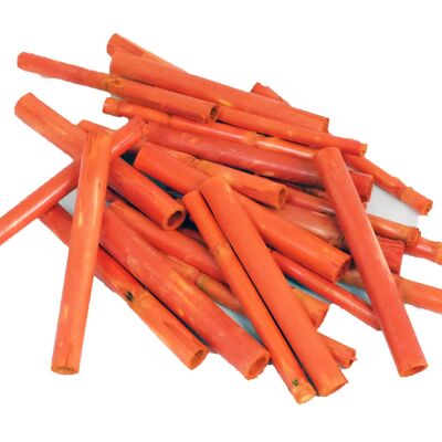 Bâtonnets de canna orange, 9-10 cm, 300g