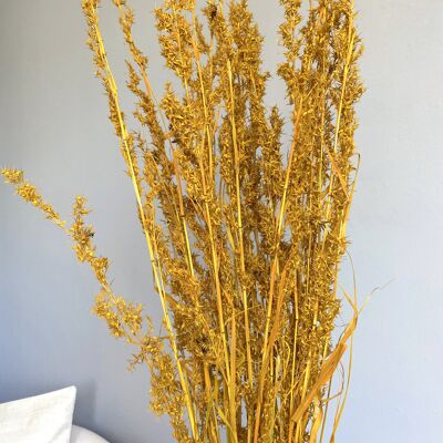 Alpha Grass, largo aprox. 100cm, color amarillo mostaza