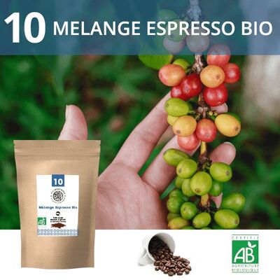 Café en grains Mélange Expresso Biologique 1kg