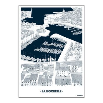 postcard "LA ROCHELLE"