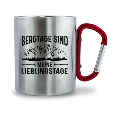 Bergtage - Lieblingstage - Karabiner Tasse
