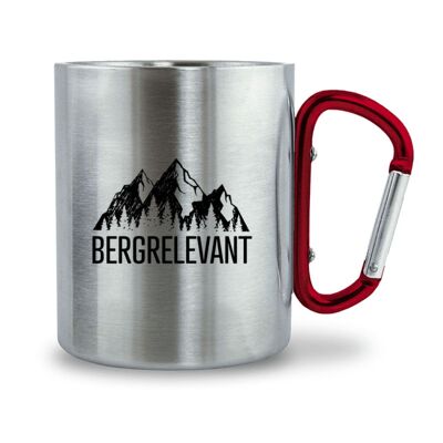 Bergrelevant - Karabiner Tasse