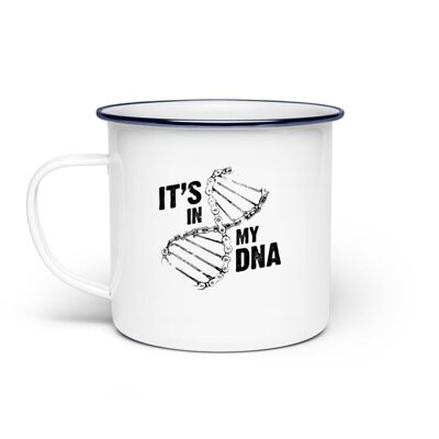 Its in my DNA - Emaille Tasse