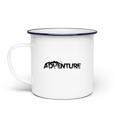 Adventure. - Emaille Tasse