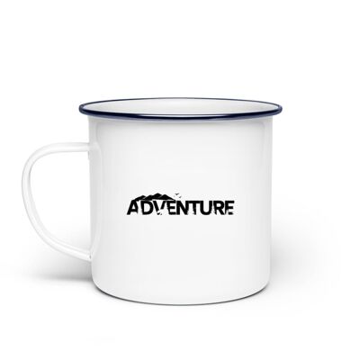 Adventure. - Emaille Tasse