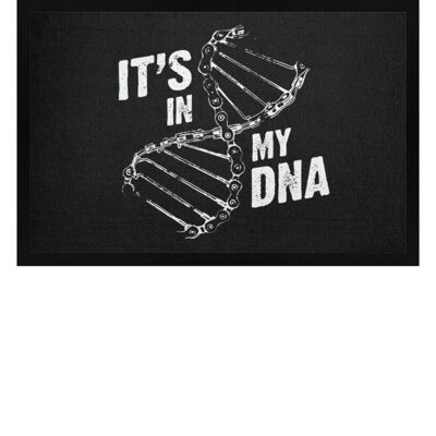 Its in my DNA - Fußmatte mit Gummirand - schwarz