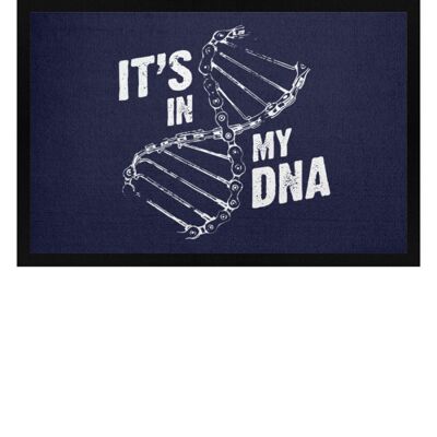 Its in my DNA - Fußmatte mit Gummirand - navy