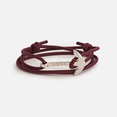 Pulsera Ancla Plateada Saura