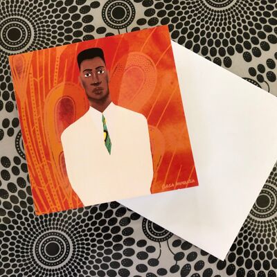 Kwame greeting card