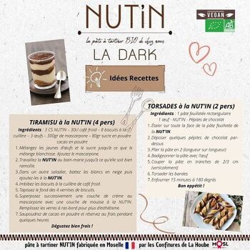 Pâte à Tartiner BIO Nut'In La Dark 200gr 4