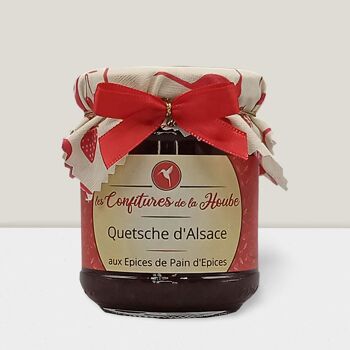 Confiture extra Quetsche d'Alsace aux Epices de Noël 220gr 1