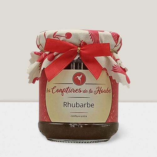 Confiture extra Rhubarbe d'Alsace 220gr