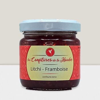 Confiture extra Litchi Framboise 110gr 1