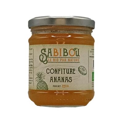 Organic pineapple extra jam 220gr