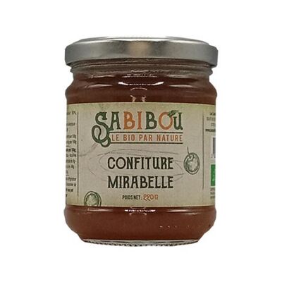 Organic Extra Jam Mirabelle de Lorraine 220gr
