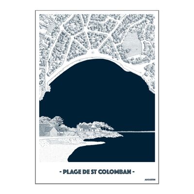 postcard "ST COLOMBAN"