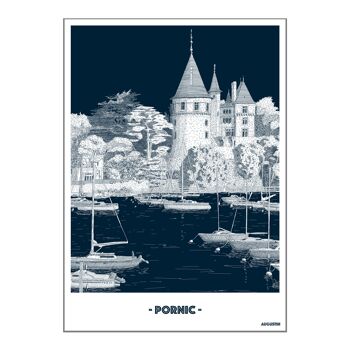 postcard "PORNIC"