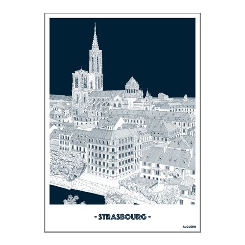 postcard "STRASBOURG"