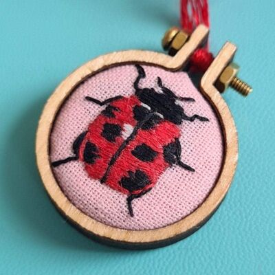 Ladybird Charm Embroidery Kit