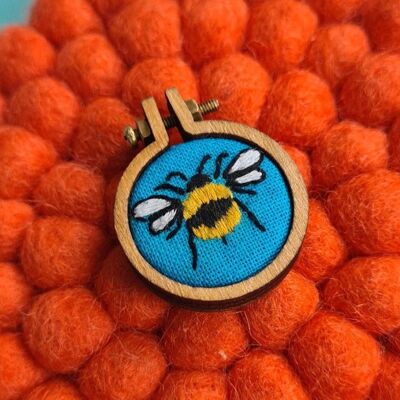 Bee Charm Embroidery Kit
