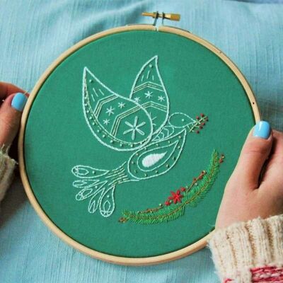 Dove Embroidery Kit
