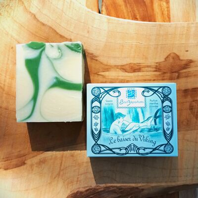 Superfatted soap "The Viking's Kiss" - Peppermint - 100g