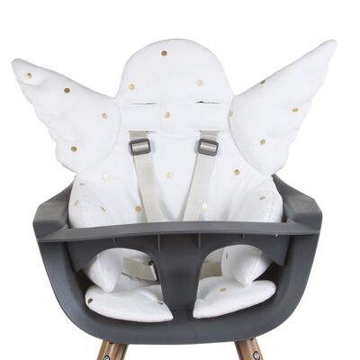 ANGEL UNIVERSAL SEAT CUSHION JERSEY GOLD DOTS