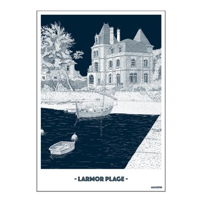 postcard "LARMOR BEACH"