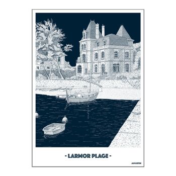 postcard "LARMOR PLAGE"
