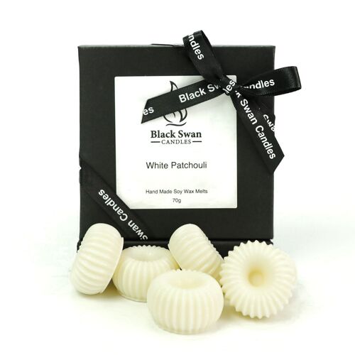 Black Swan Candles - White Patchouli Wax Melts