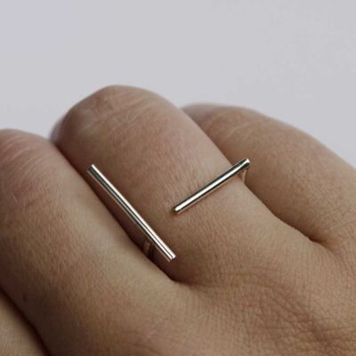 Ring Minimal - Zilver 925 - Maat 17