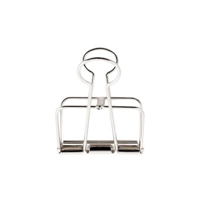 Wire clips 19 mm, silber
