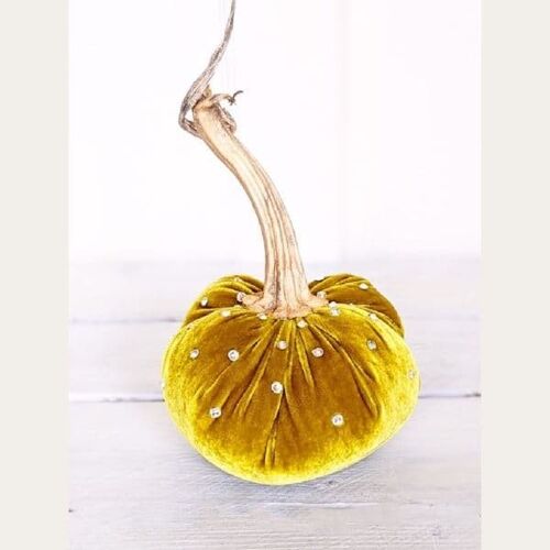 Curry Swarovski Pumpkin 4 Inch