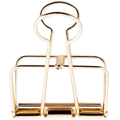 Wire clip 51 mm, gold