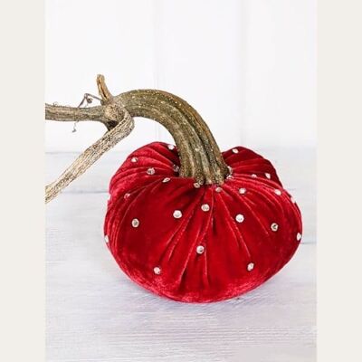 Redcurrant Swarovski Pumpkin 3 Inch