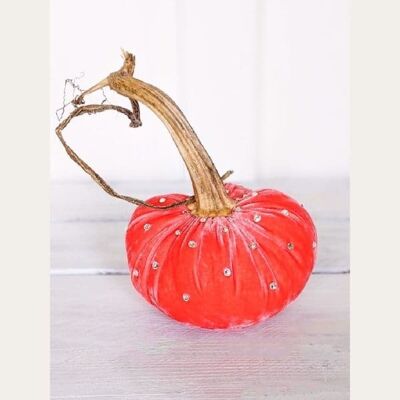 Flamingo Swarovski Pumpkin 5 Inch