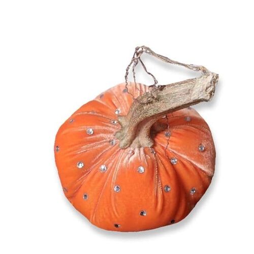 Carrot Swarovski Pumpkin 6 Inch