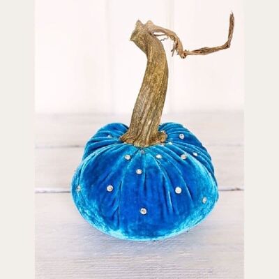 Peacock Swarovski Pumpkin 3 Inch