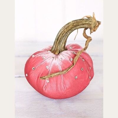 Vintage Rose Swarovski Pumpkin 3 Inch