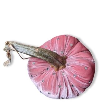 Citrouille Vintage Rose Swarovski 6 pouces 2