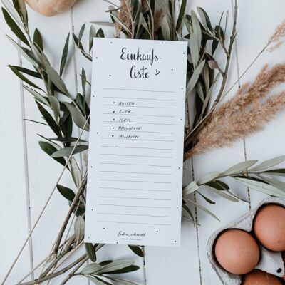 Shopping list (PU = 10 pieces)