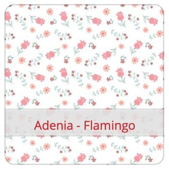 Paquet de 5 petits mouchoirs - Adenia flamingo 2