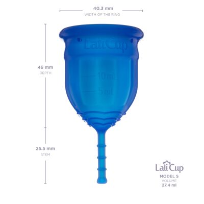 LaliCup Menstruationstasse - Größe - S