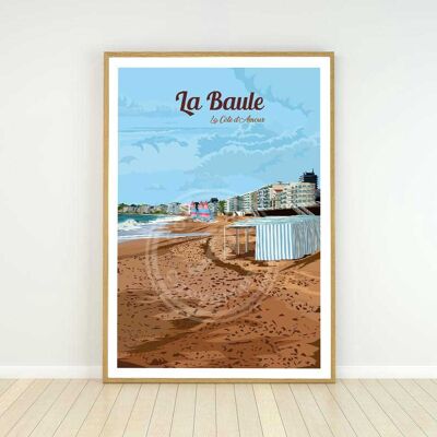 City of La Baule poster - 30x40 cm