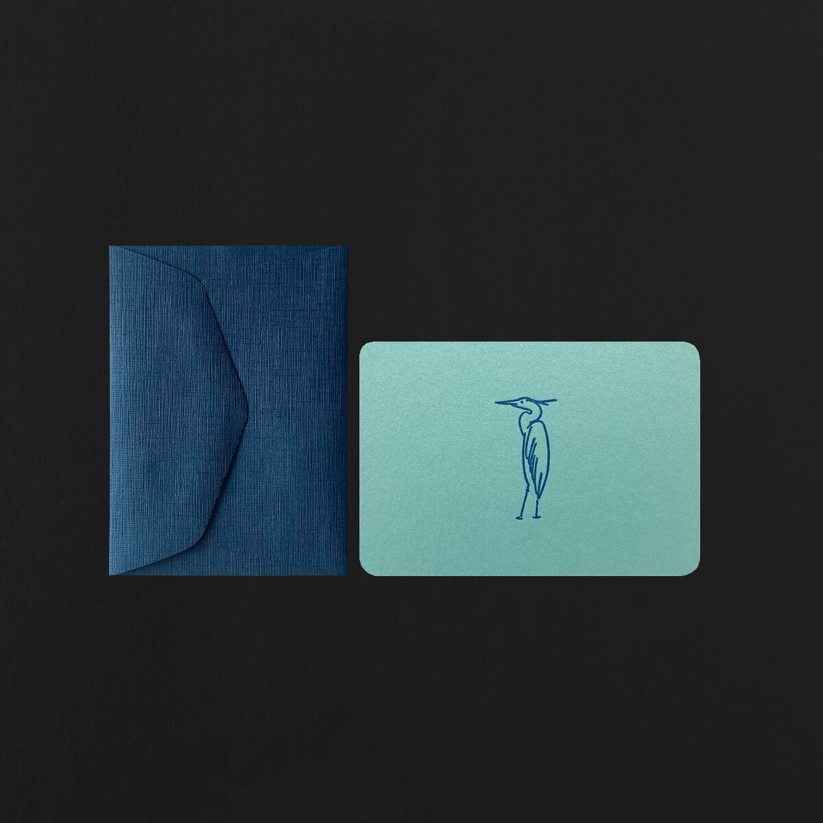 MINI CARD + HERON ENVELOPE