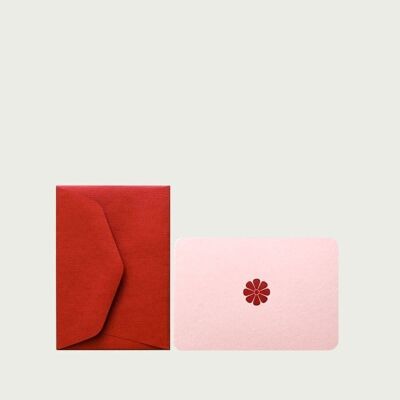 MINI CARD + FLOWER ENVELOPE