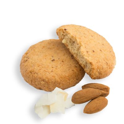 Biscotto biologico sfuso 3 kg - Croc Almond Coco con mandorle e scaglie di cocco